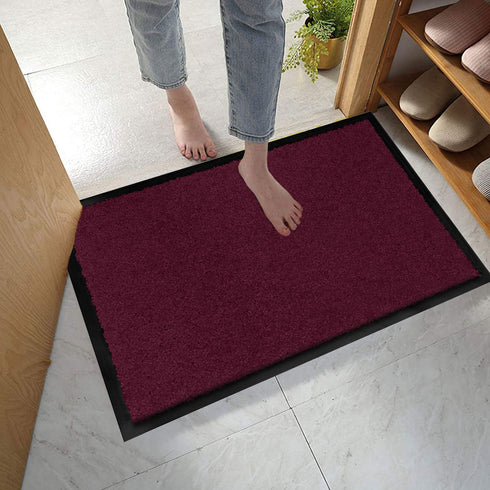 Arran Entrance Mat - Aubergine